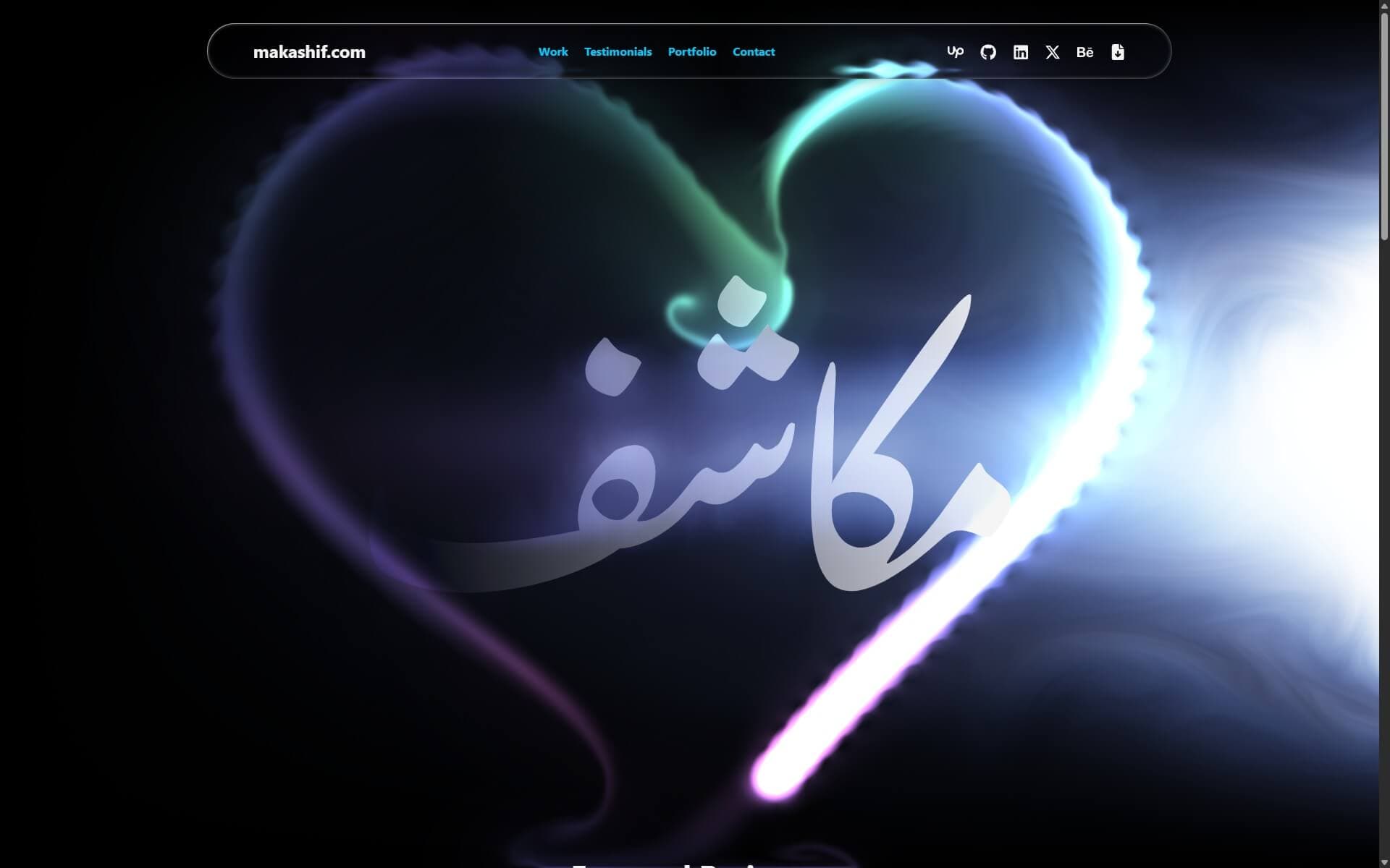 Immersive Web Portfolio